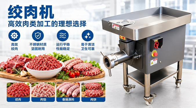 32型绞肉机｜Commercial Meat Grinder for Meat Processing