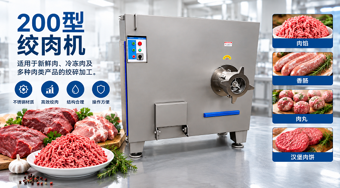 200型绞肉机｜商用肉类加工设备
