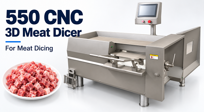 550 CNC 3D Meat Dicer | Meat Dicing Machine