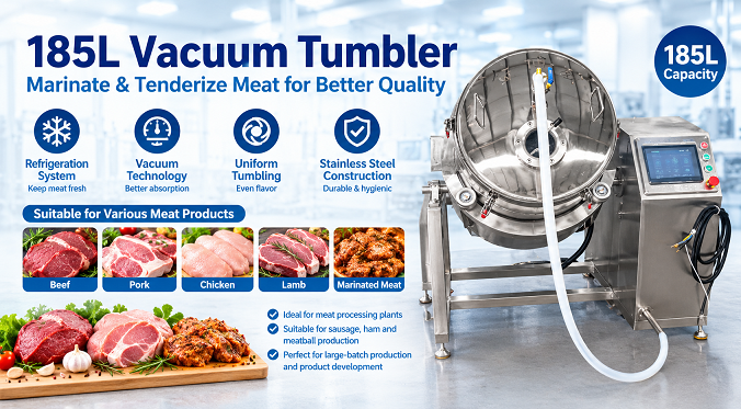 185L Vacuum Tumbler for Meat Marinating